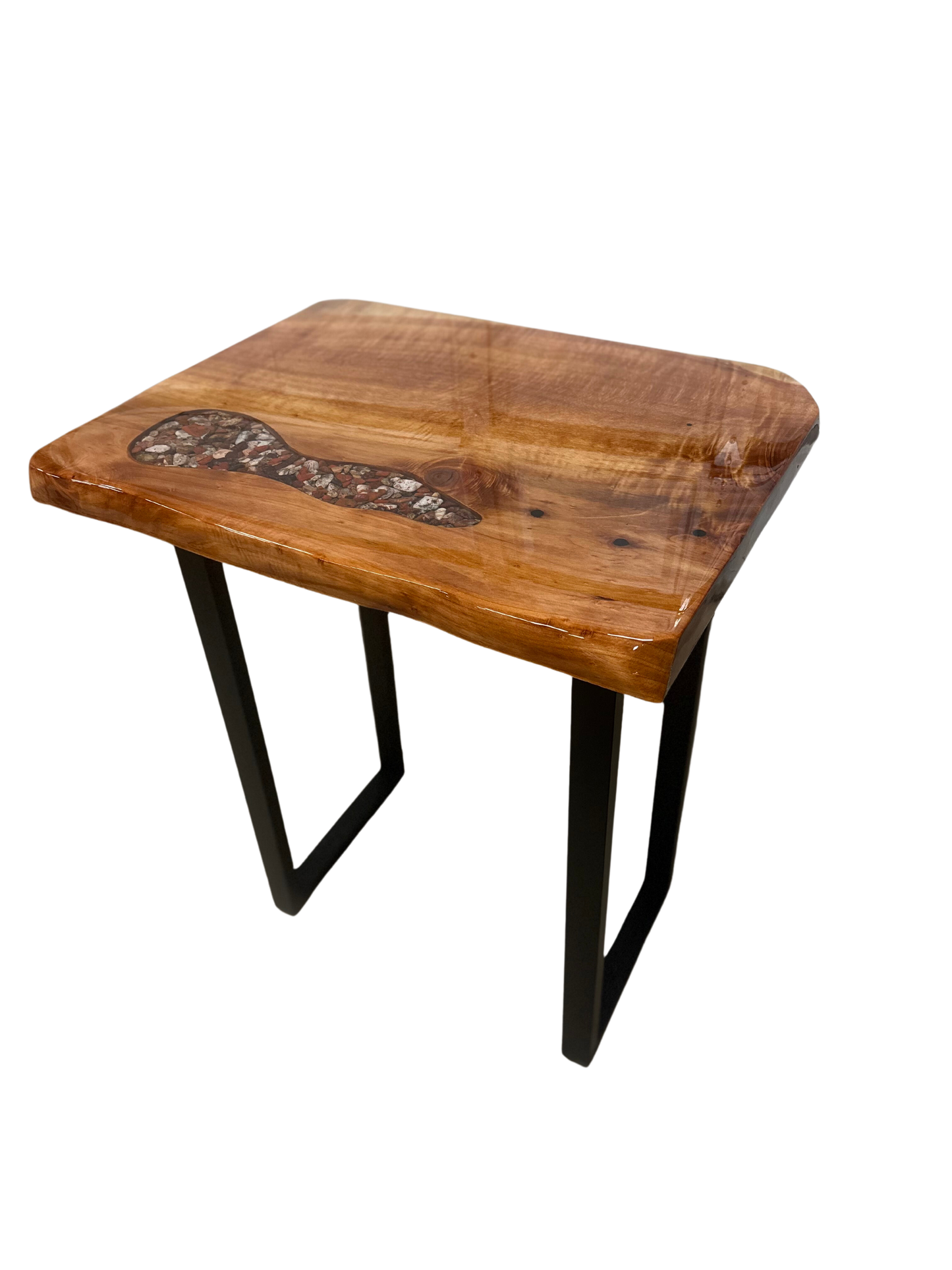 Redwood Live Edge Tall Table